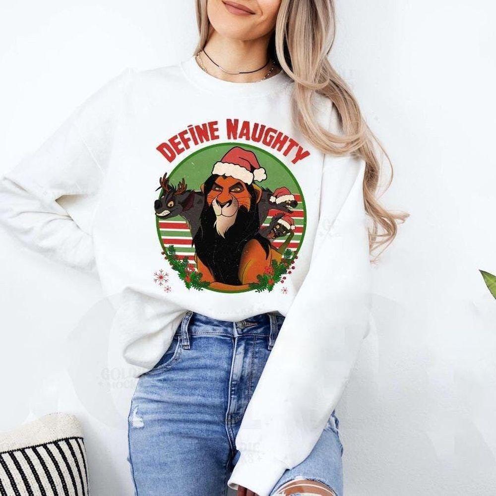 The Lion King Define Naughty Scar Shenzi Banzai Ed Christmas Vuitino Apparel The Lion King Define Naughty Scar Shenzi Banzai Ed Christmas Vuitino Apparel
